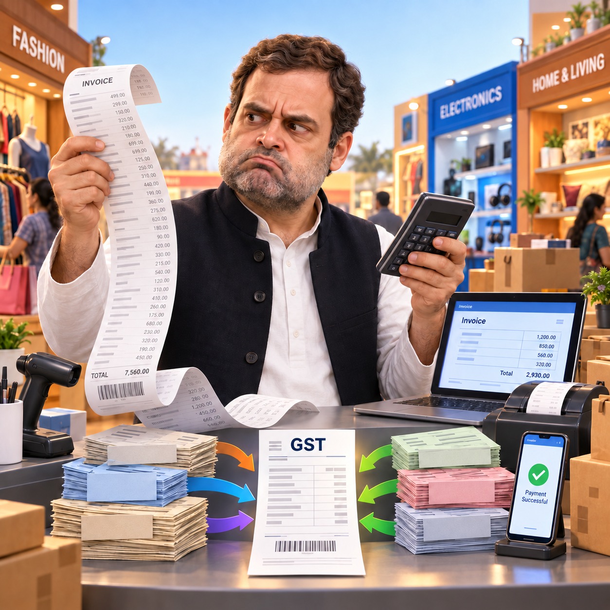 Goods and Services Tax dossier artwork