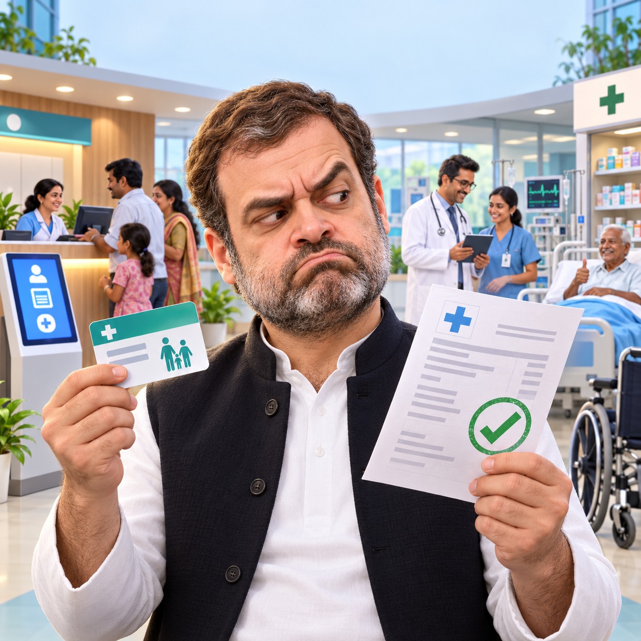 Ayushman Bharat dossier artwork