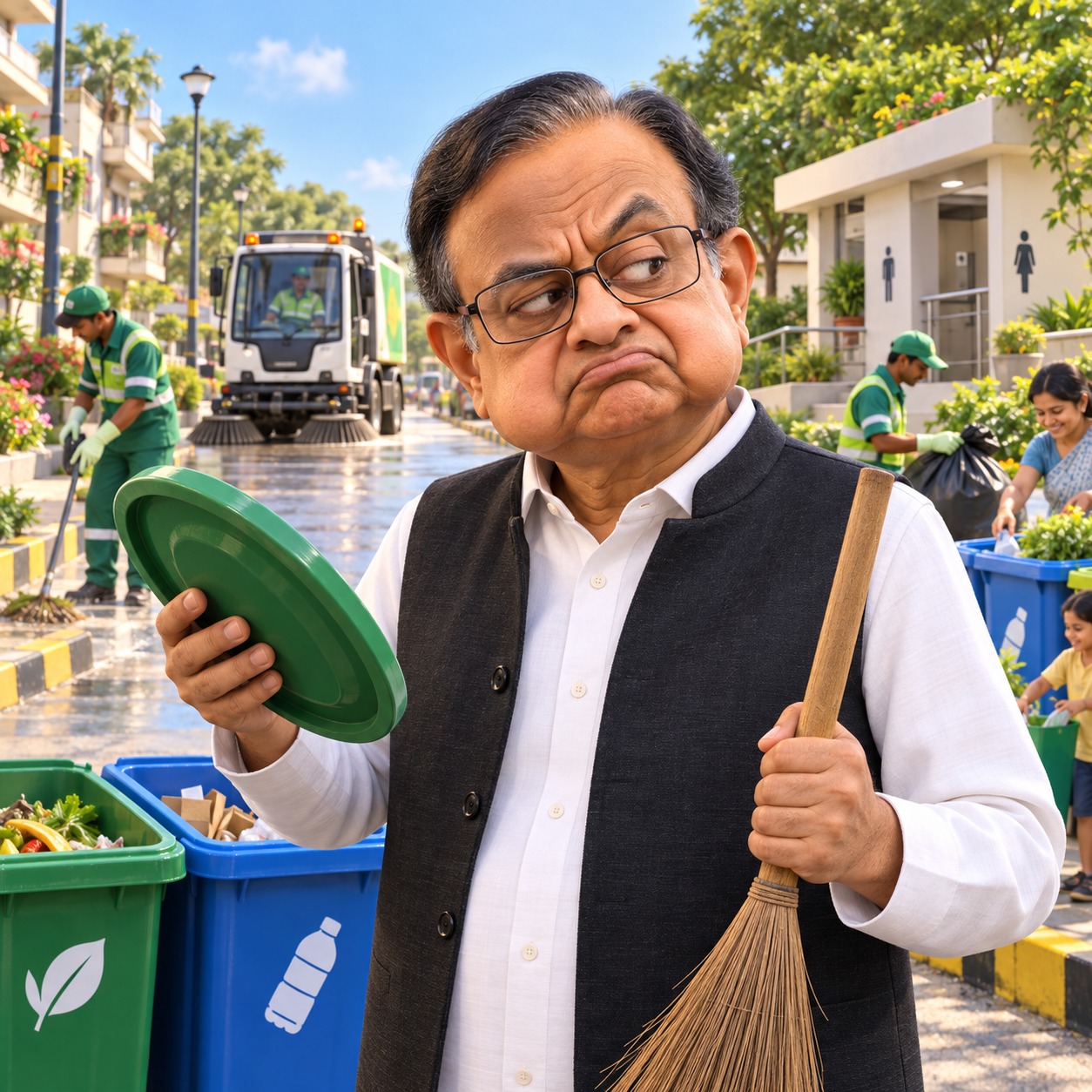 Swachh Bharat Mission dossier artwork